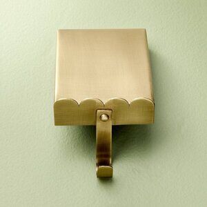 Scalloped Brass Christmas Stocking Holder - Hearth & Hand Magnolia 2024